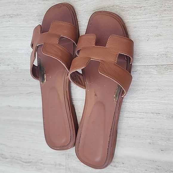 Brown H Sandals - Picture 7 of 8